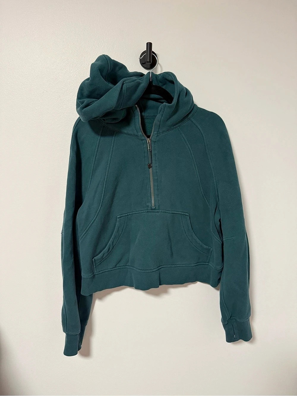 lululemon Scuba Oversized Half-Zip Hoodie Green